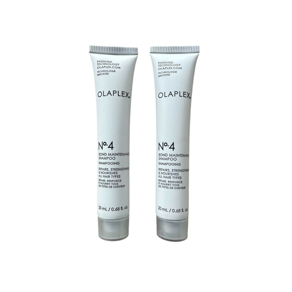 Bundle of 3 Olaplex No. 4 Bond Travel Size Shampoo 0.68 Fl Oz/20ml Each